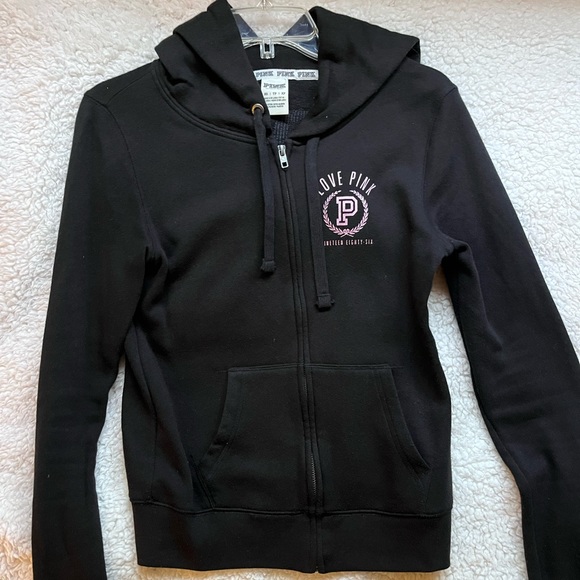 PINK bling hoodie - Picture 2 of 2